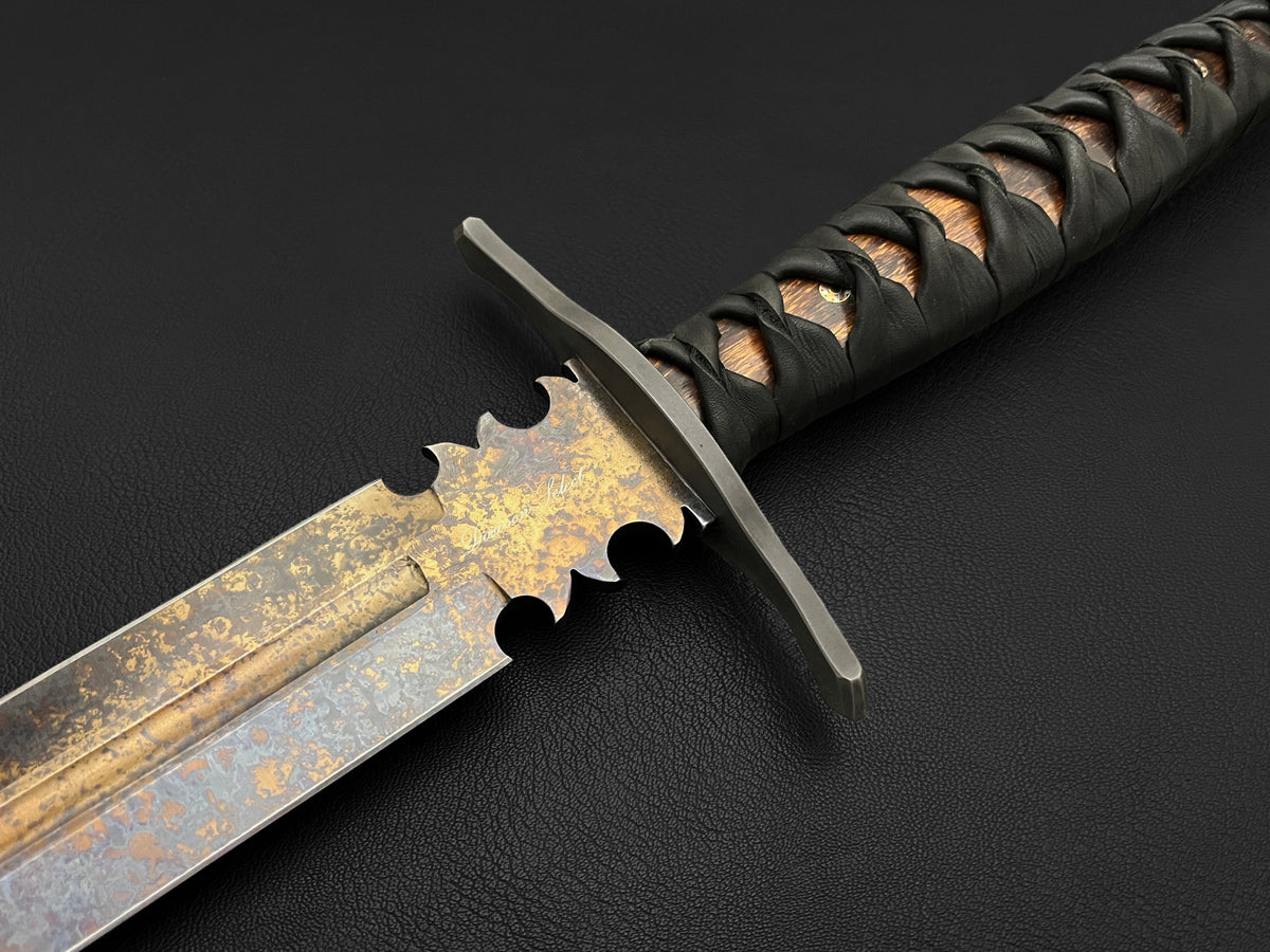 Beowulf 22" | European-Style Sword | 80CrV2 Steel | Arizona Ironwood
