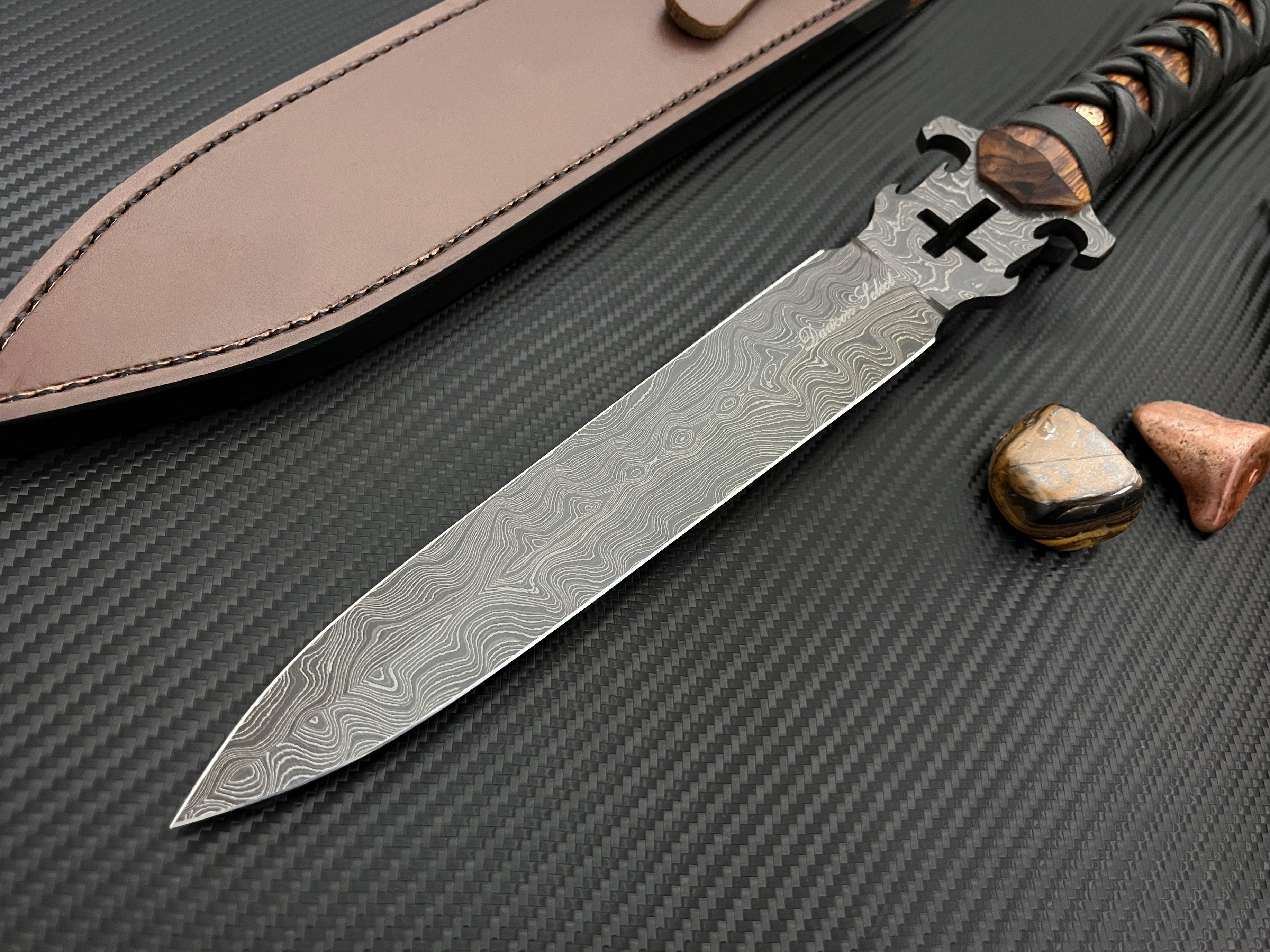 Defender of the Faith Dagger | Dawson Select Steel | Arizona Ironwood Handle