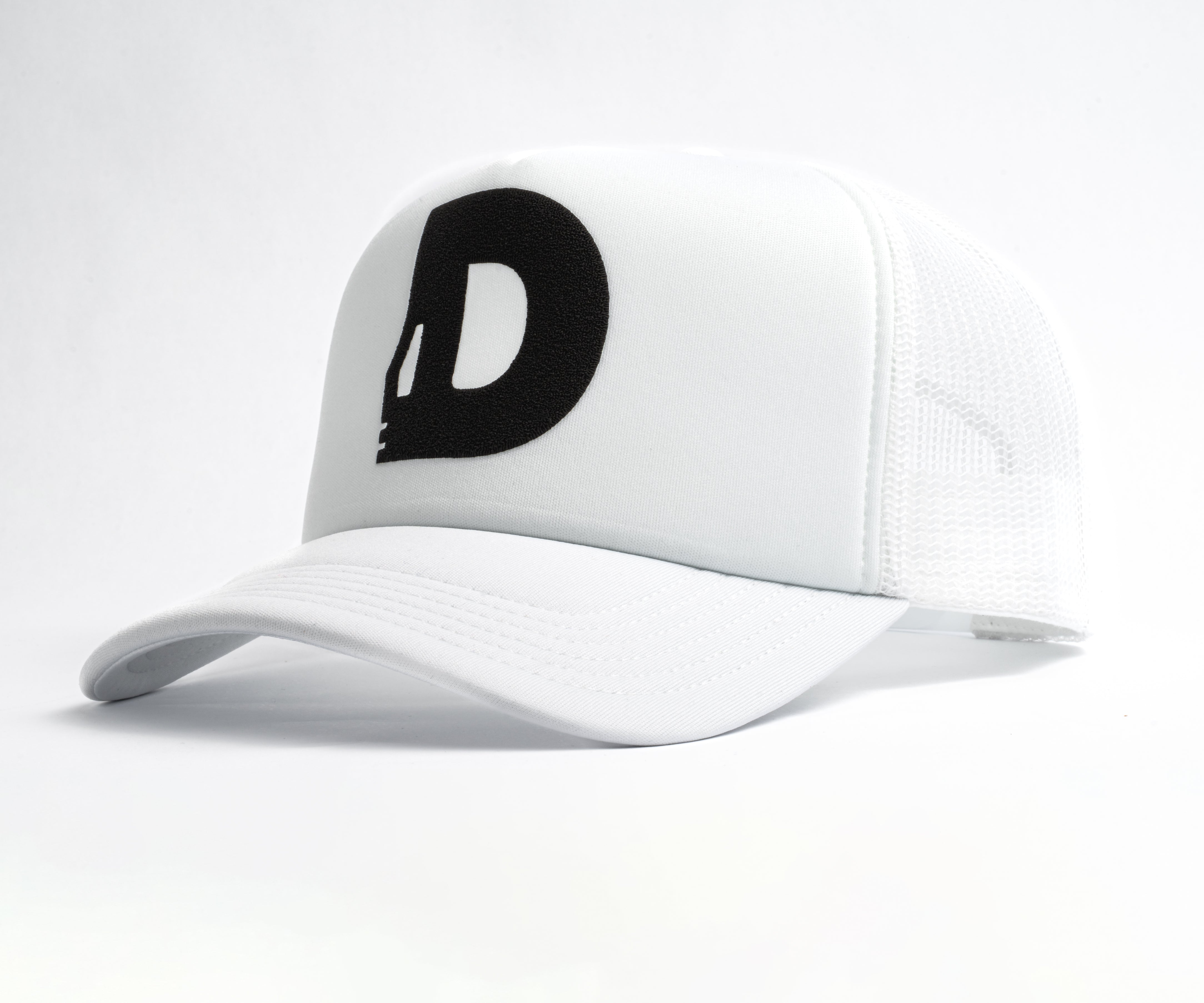 Dawson Knives "Big D" | Snapback Trucker Cap | Avalanche White