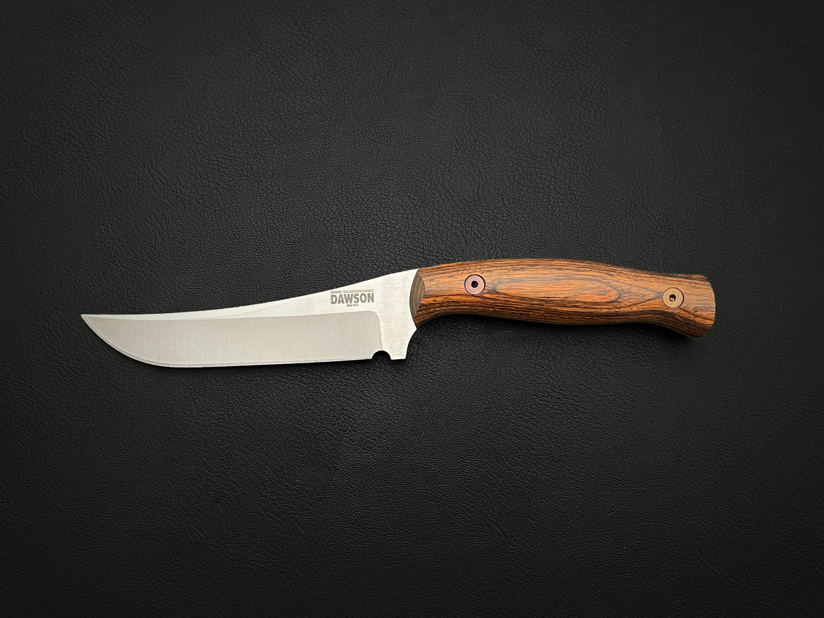Hezekiah | CPM-MagnaCut Steel | Wood Handle | Satin Blade Finish
