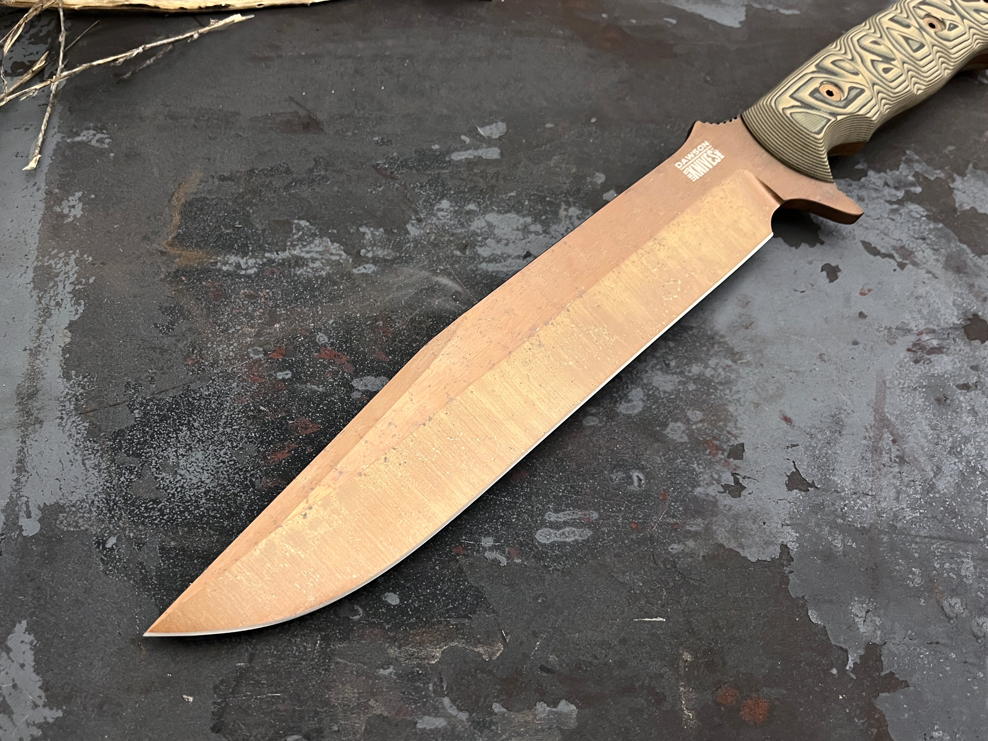Mountain Man Bowie | CPM MagnaCut Steel | LIMITED RELEASE Arizona Copper Finish