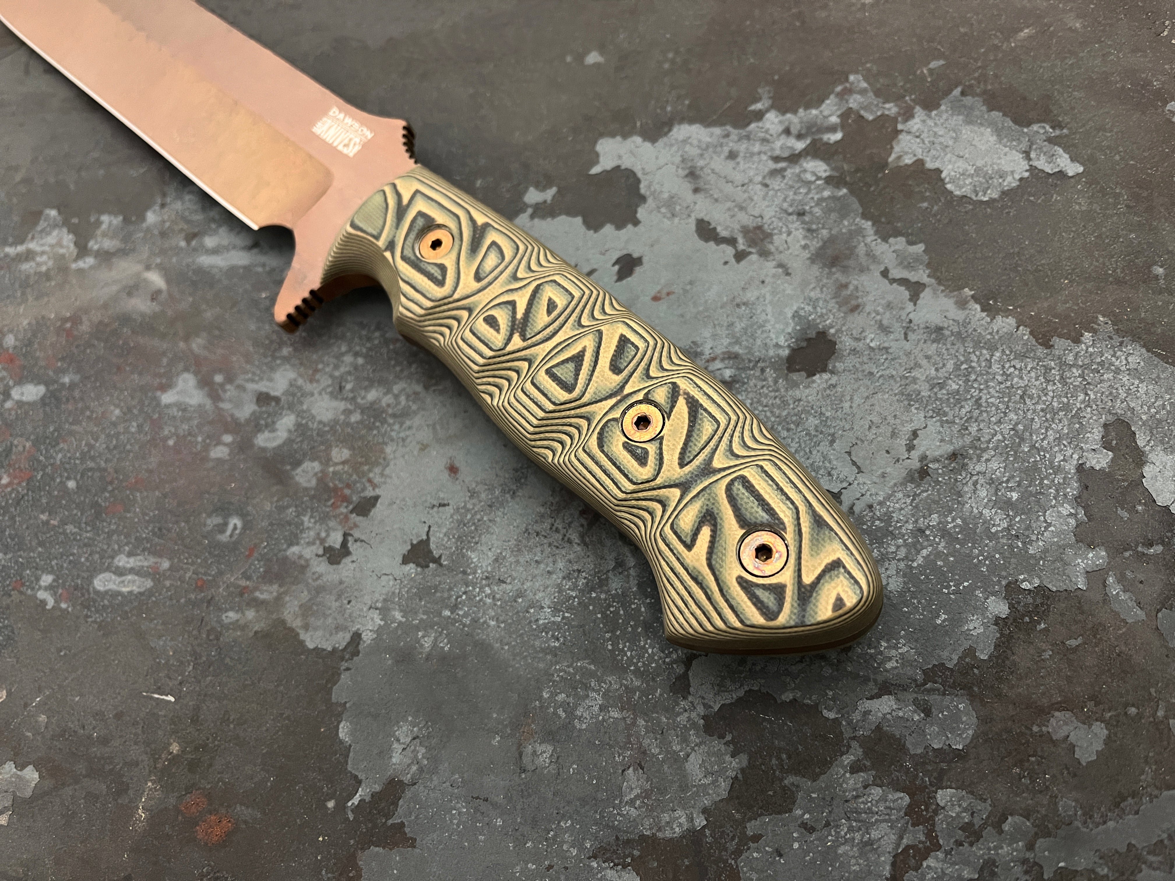 Mountain Man Bowie | CPM MagnaCut Steel | LIMITED RELEASE Arizona Copper Finish