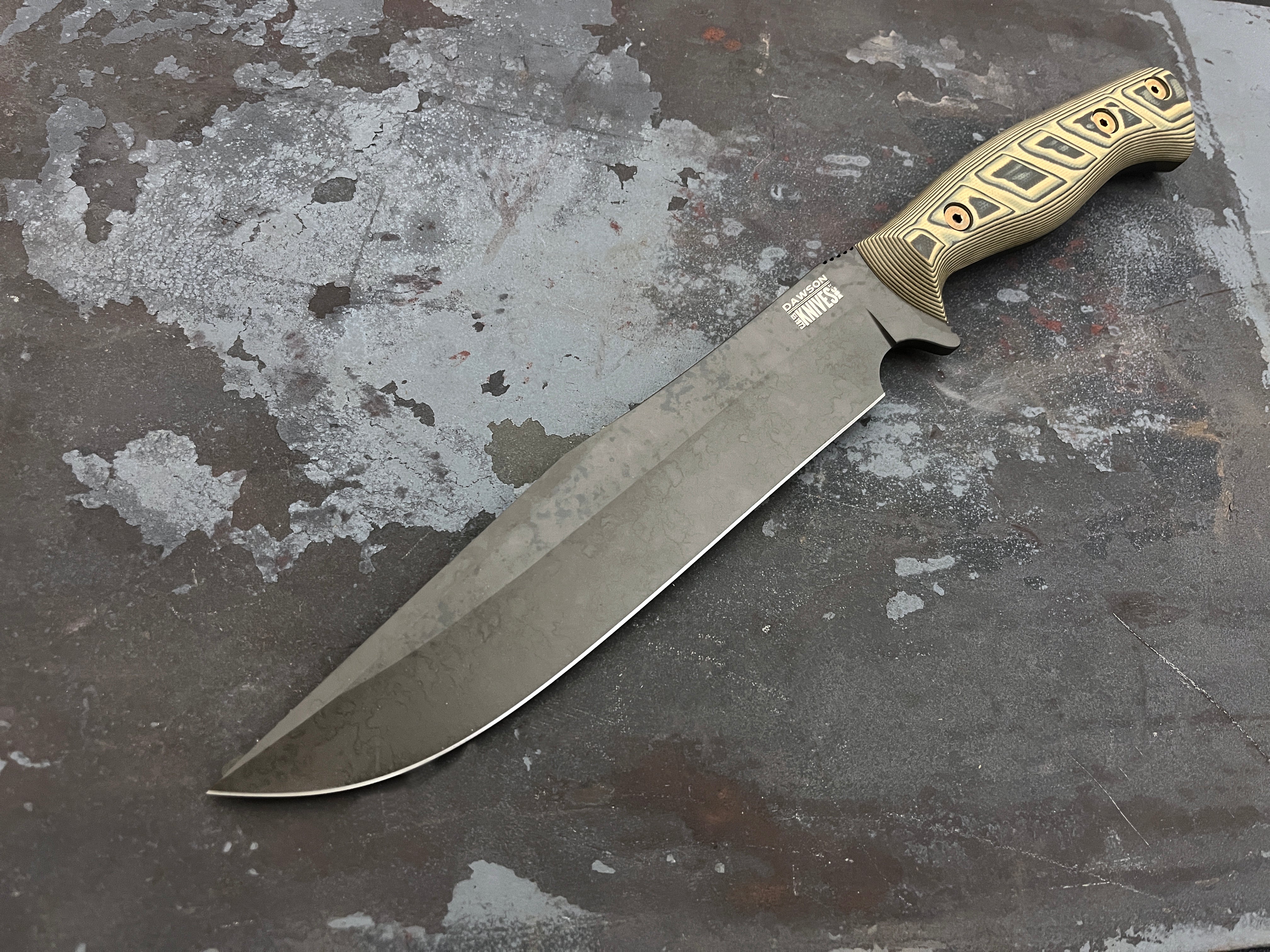 Pecos Bowie | CPM MagnaCut Stainless Steel | NEW Apocalypse Black Finish