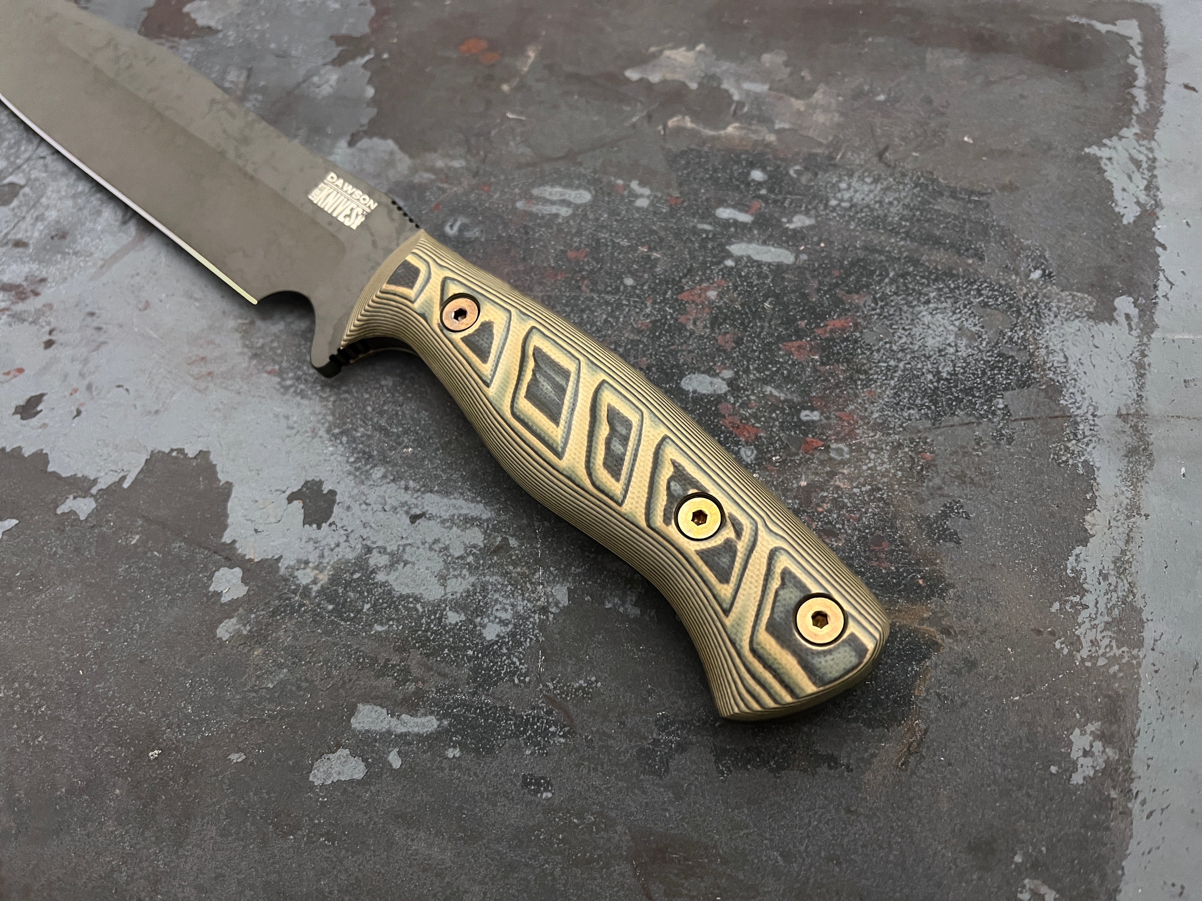 Pecos Bowie | CPM MagnaCut Stainless Steel | NEW Apocalypse Black Finish