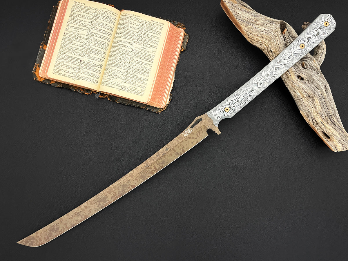 Armageddon Survival Sword | 16" Blade | Scorched Earth Finish