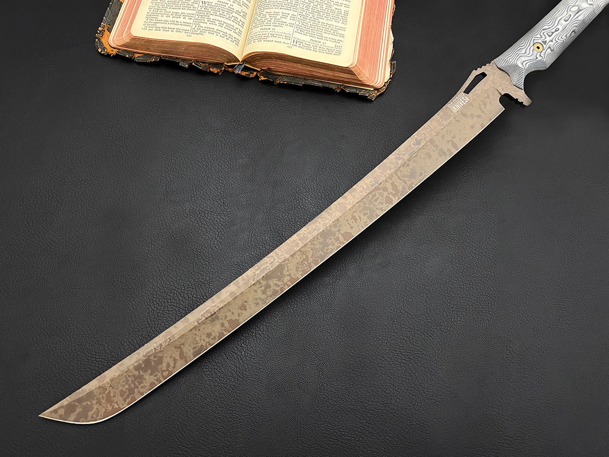 Armageddon Survival Sword | 16" Blade | Scorched Earth Finish