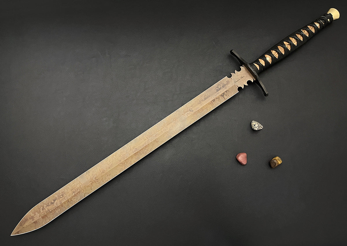 Beowulf Sword 24" | Scorched Earth Finish | CPM MagnaCut | Arizona Ironwood