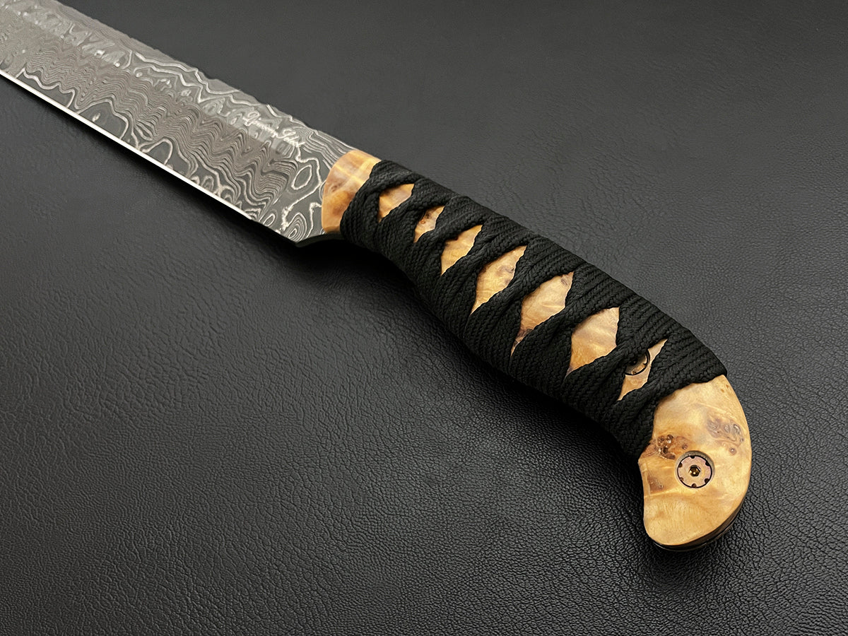 High Plains Bowie | Dawson Select Steel | Birchwood Handle