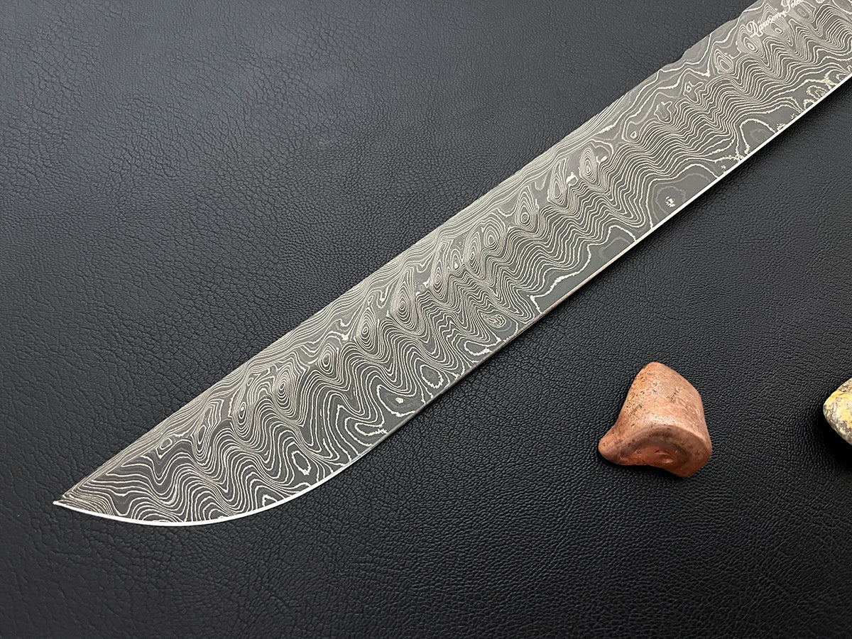 High Plains Bowie | Dawson Select Steel | Birchwood Handle