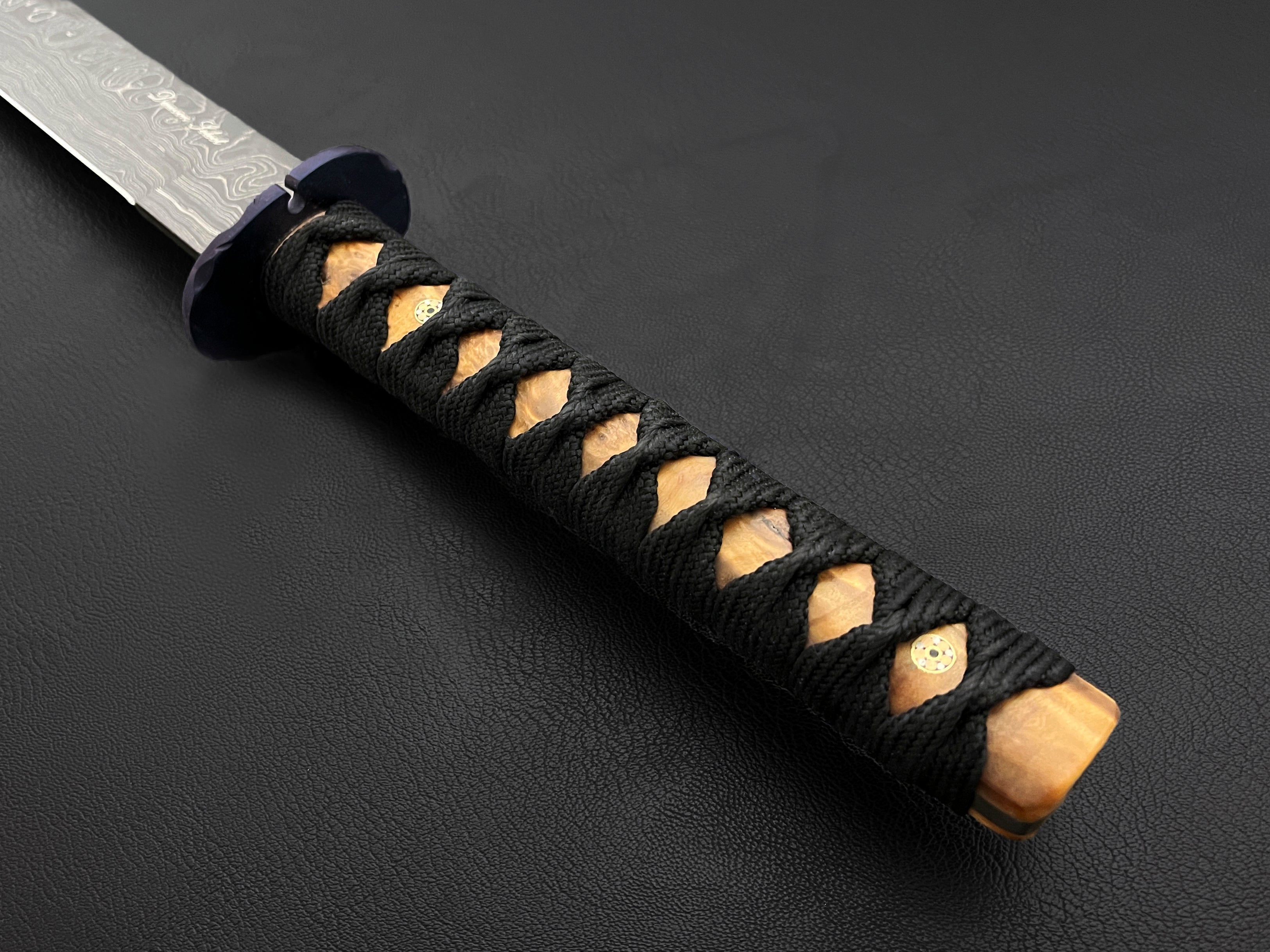 Saigō | Japanese Wakizashi | Dawson Select Steel | Poplar Burl