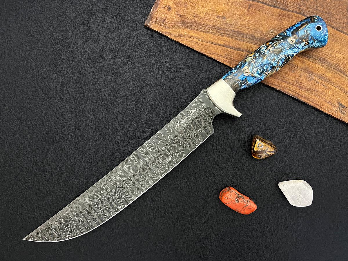 Wild Bill Bowie | Dawson Select Steel | Carbon Fiber + Ironwood