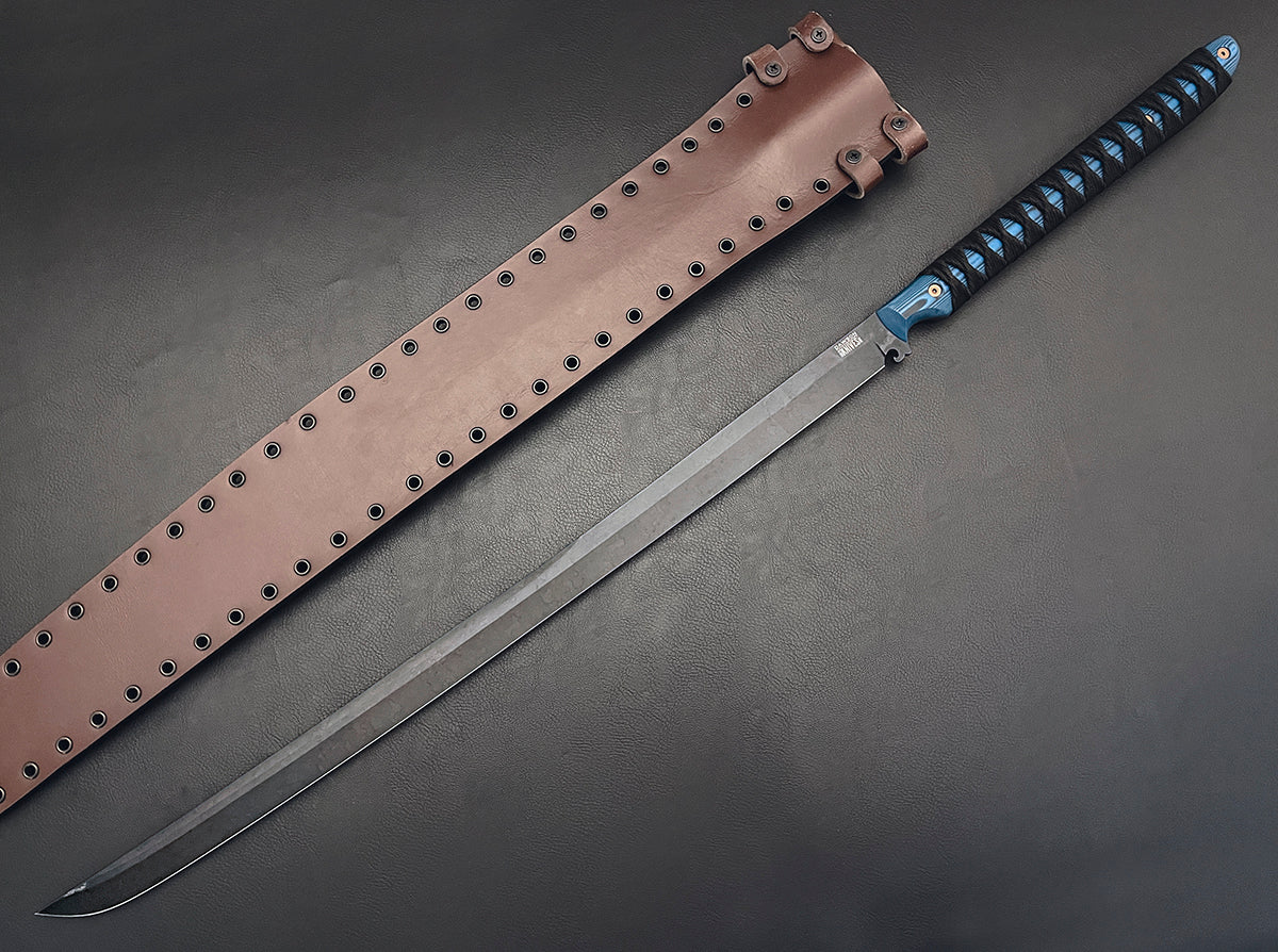Dark Knight 23 3/4" | Apocalypse Black Finish | CPM MagnaCut Shinobi Sword