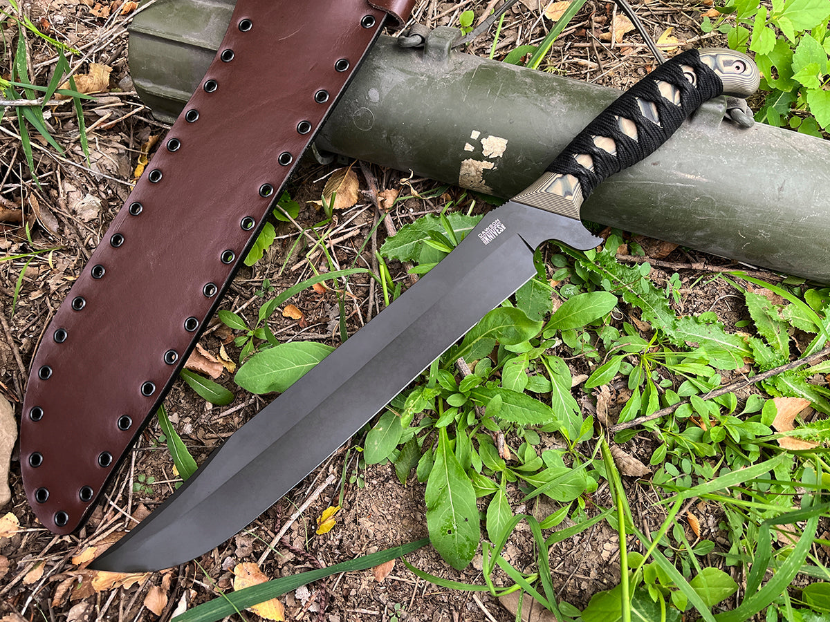 Helmsman Sword 14" | Apocalypse Black Finish | CPM-3V Steel