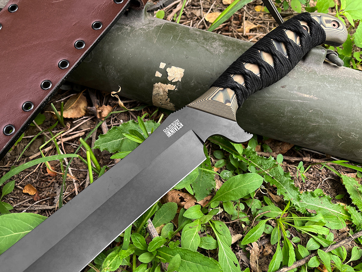 Helmsman Sword 14" | Apocalypse Black Finish | CPM MagnaCut Steel