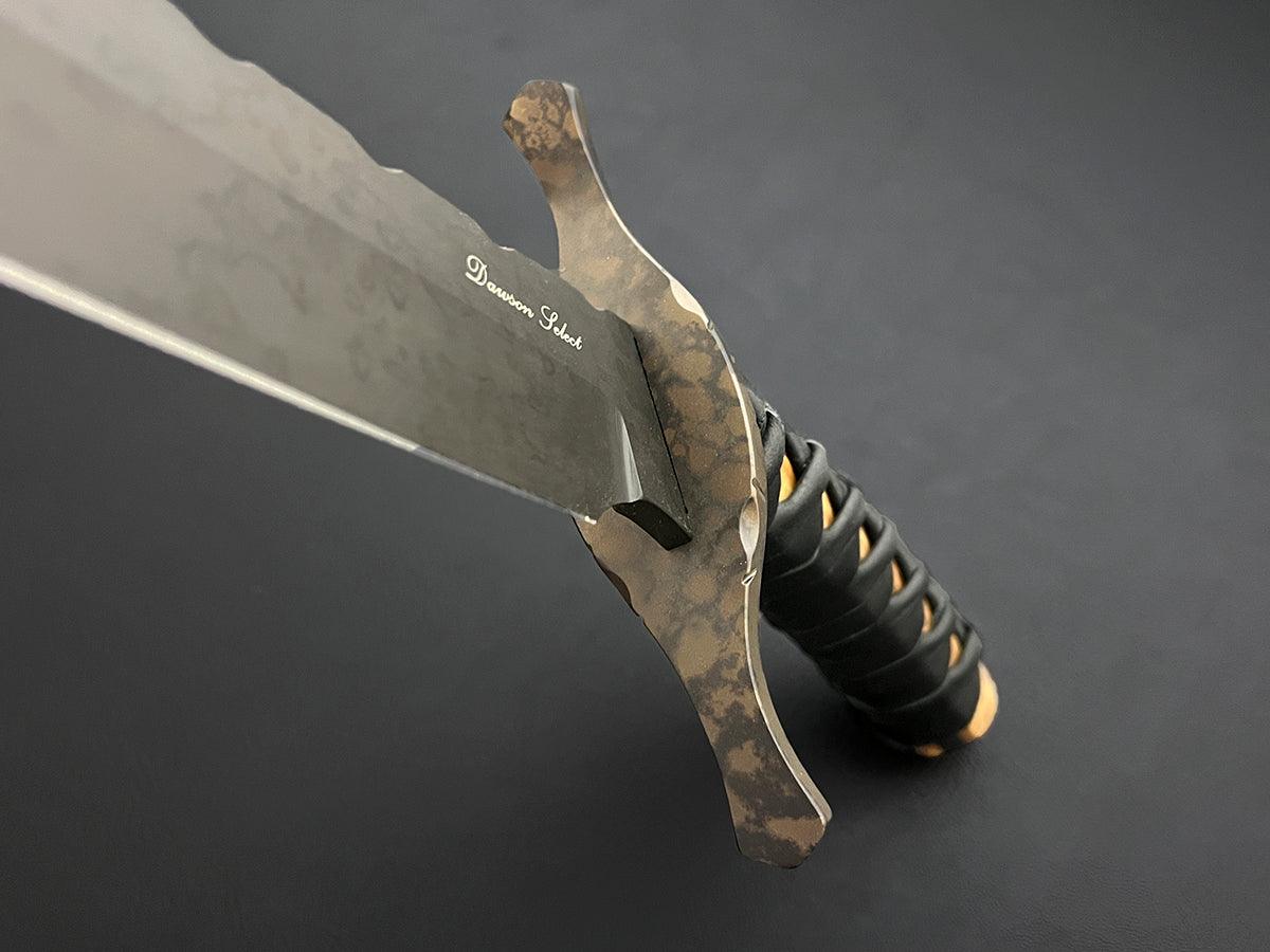 Highwayman | Dawson Select Hanger Sword | Poplar Burl Wood | Apocalypse Black