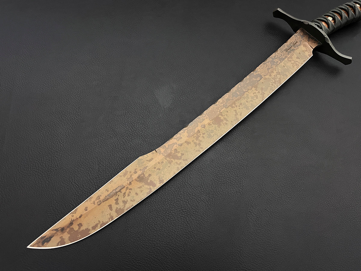 Highwayman | Dawson Select Hanger Sword | Arizona Ironwood | Scorched Earth Finish