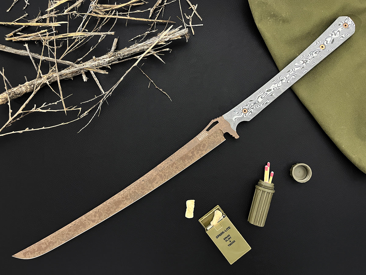 NEW Many Waters Sword | 16" Blade | Scorched Earth Finish