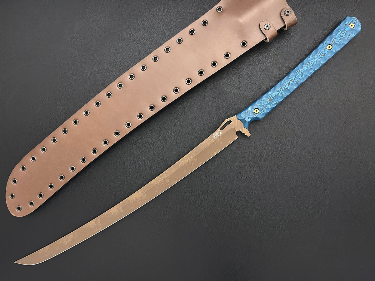 NEW Many Waters Sword | 19" Blade | Scorched Earth Finish