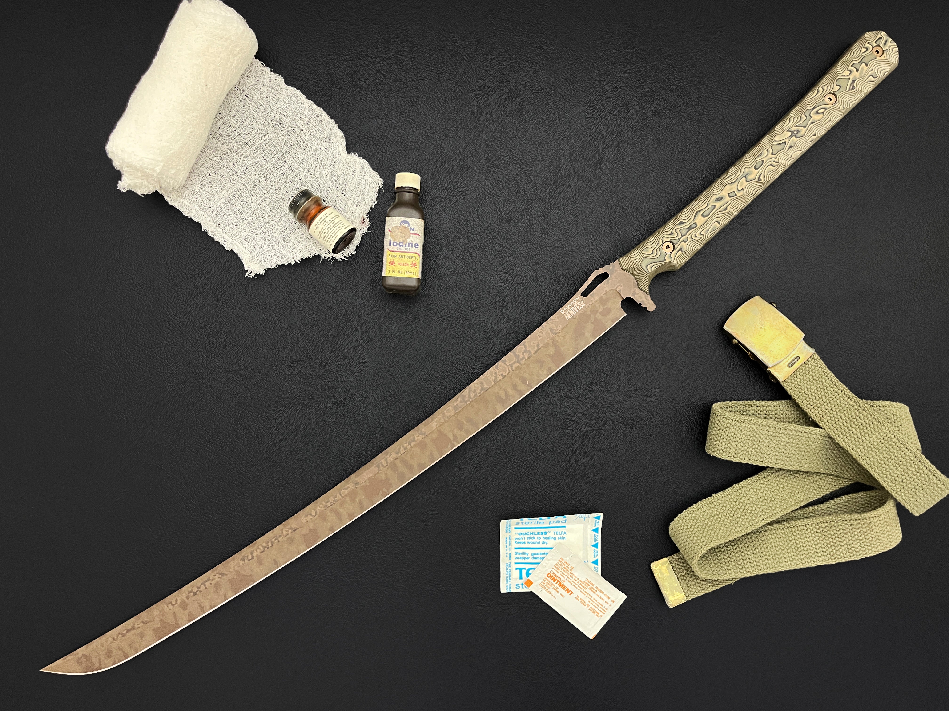 NEW Many Waters Sword | 19" Blade | Scorched Earth Finish