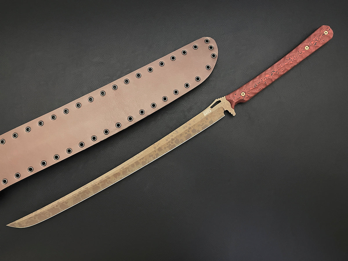 NEW Many Waters Sword | 19" Blade | Scorched Earth Finish