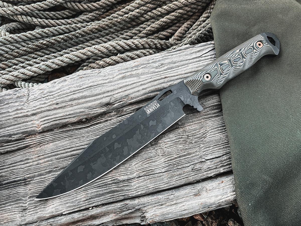 Marauder XL | Survival, Camp and Backpacking Knife Series | Apocalypse Black Finish