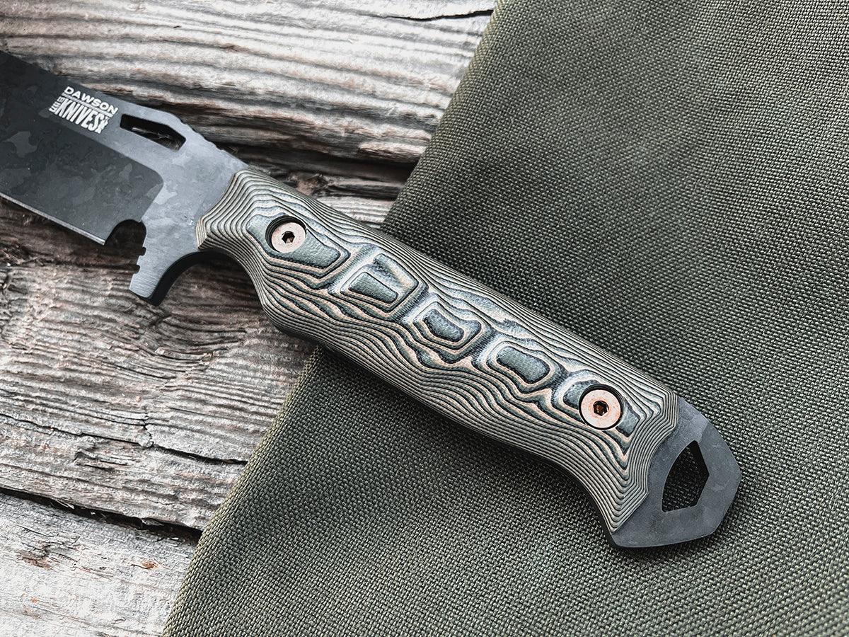 Marauder XL | Survival, Camp and Backpacking Knife Series | Apocalypse Black Finish