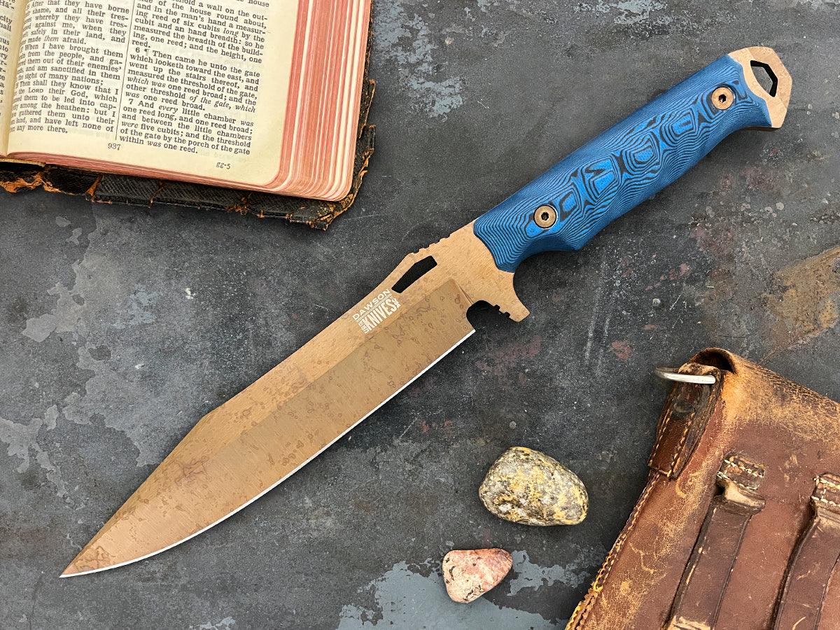 Marauder XL | Survival, Camp and Backpacking Knife Series | CPM-MagnaCut Steel | Arizona Copper Finish