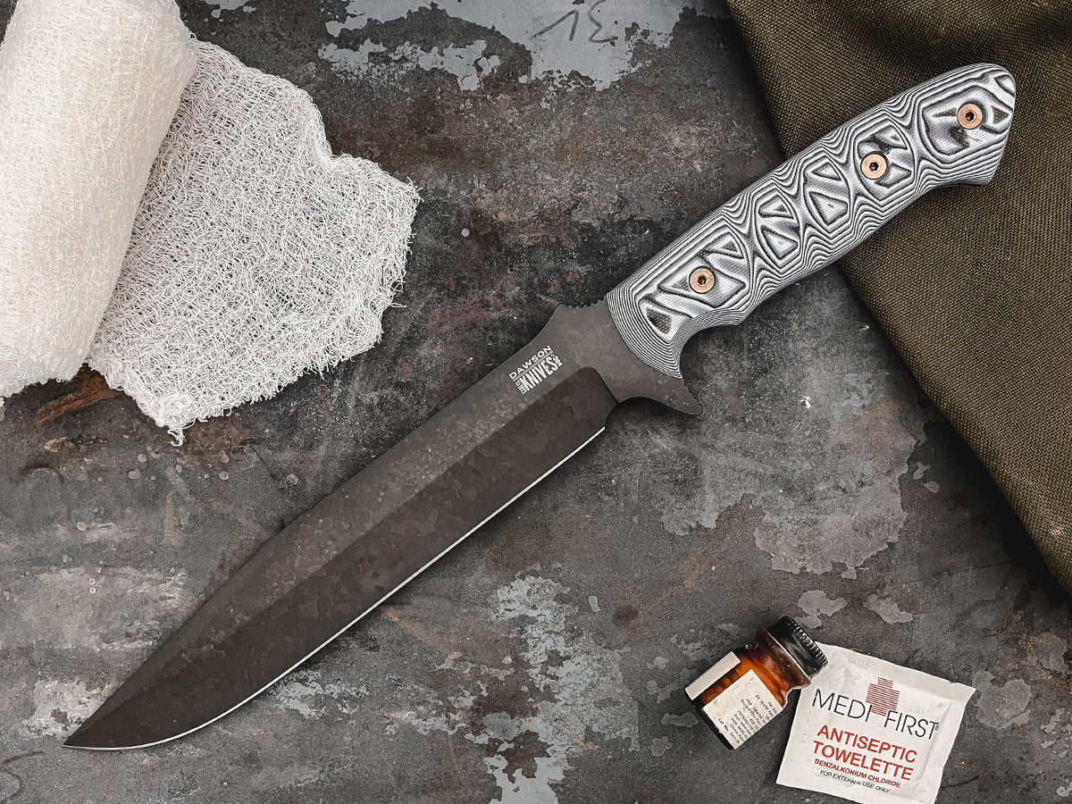 Mountain Man Bowie | CPM MagnaCut Steel | Apocalypse Black Finish