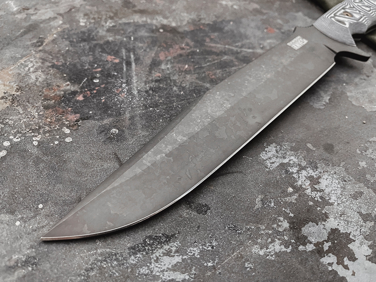 Mountain Man Bowie | CPM MagnaCut Steel | Apocalypse Black Finish