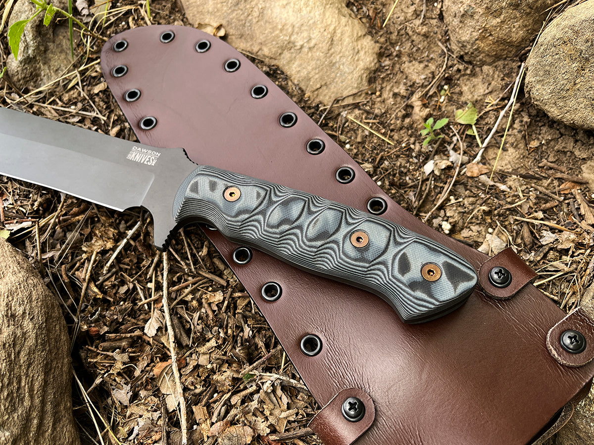 Mountain Man Bowie | CPM MagnaCut Steel | Apocalypse Black Finish