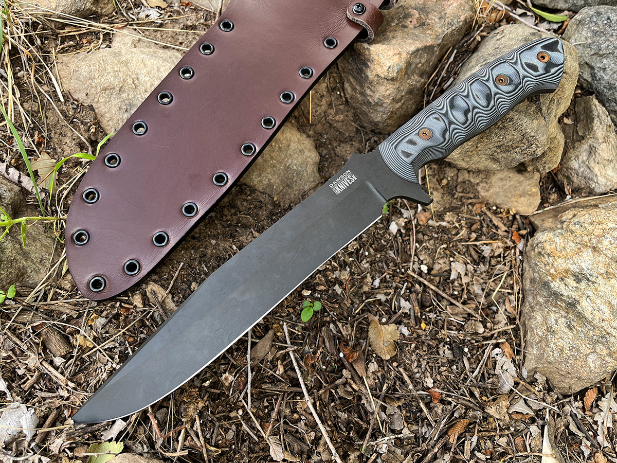 Mountain Man Bowie | CPM MagnaCut Steel | Apocalypse Black Finish