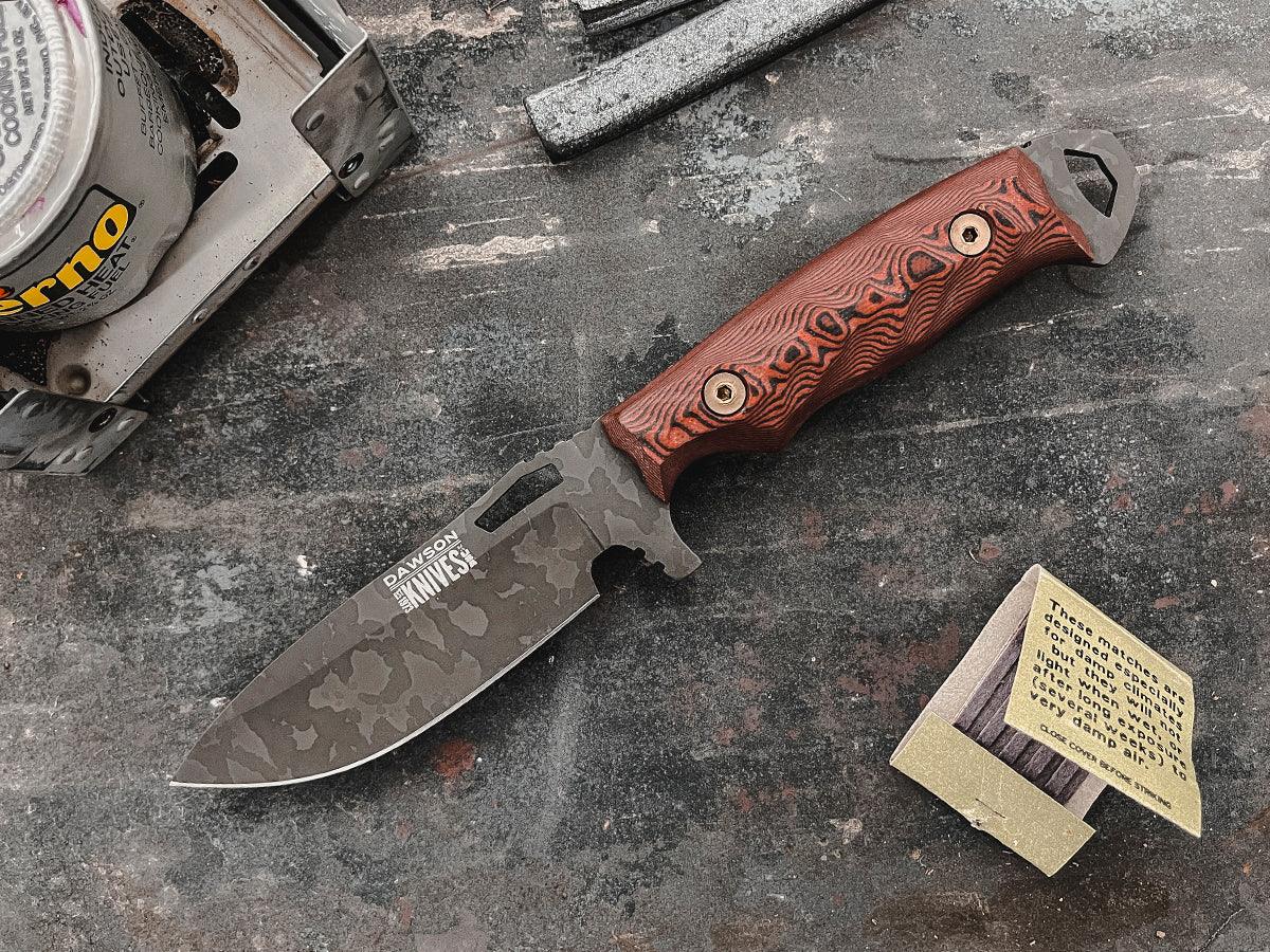 Nomad | Hunting, Camp and Outdoors Knife | Apocalypse Black Finish