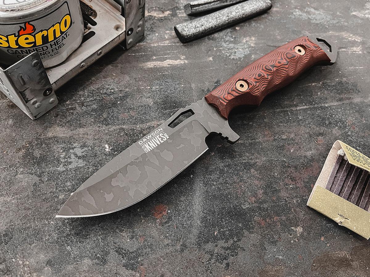 Nomad | Hunting, Camp and Outdoors Knife | Apocalypse Black Finish