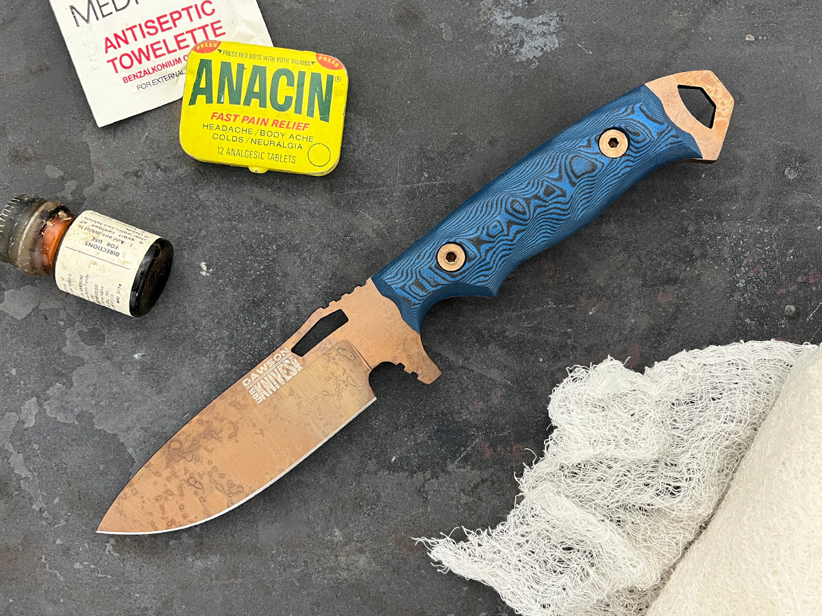 Nomad | Hunting, Camp and Outdoors Knife | LIMITED RELEASE Arizona Copper Finish