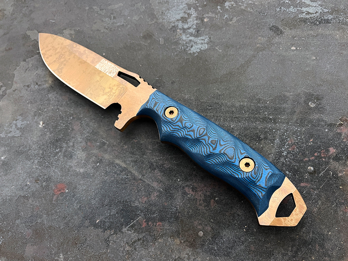 Nomad | Hunting, Camp and Outdoors Knife | LIMITED RELEASE Arizona Copper Finish