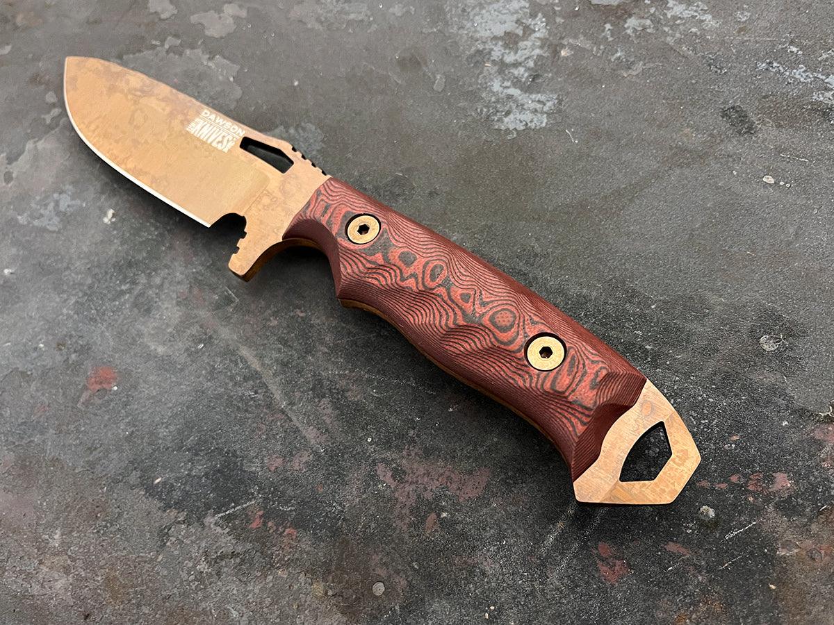 Nomad | Hunting, Camp and Outdoors Knife | LIMITED RELEASE Arizona Copper Finish