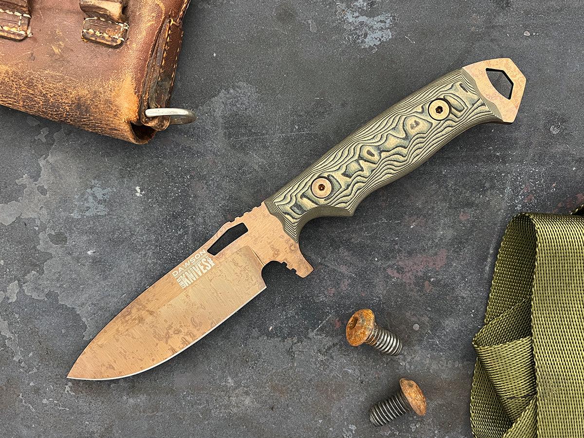 Nomad | Hunting, Camp and Outdoors Knife | LIMITED RELEASE Arizona Copper Finish