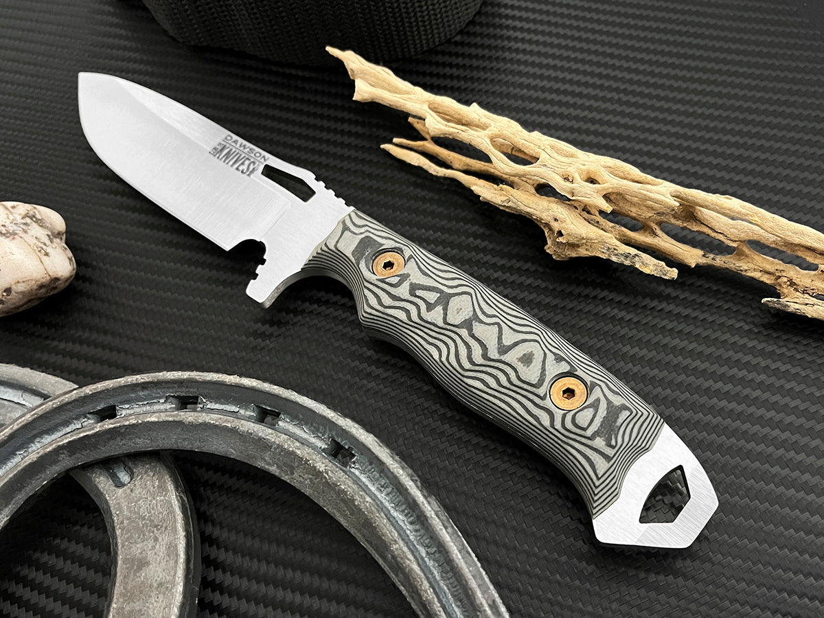 Nomad | Hunting, Camp and Outdoors Knife | CPM-3V Steel | Satin Finish