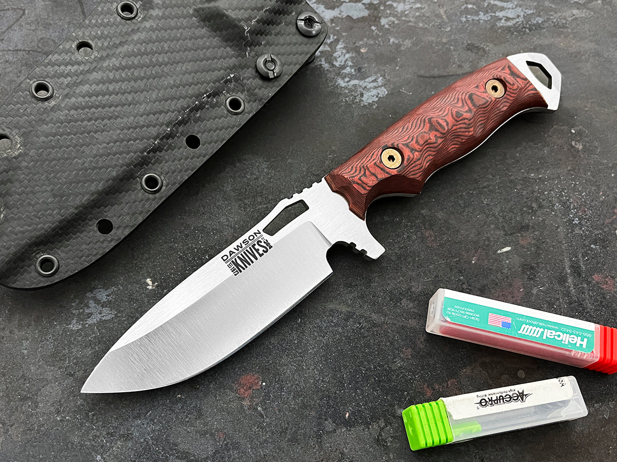 Nomad | Hunting, Camp and Outdoors Knife | CPM-3V Steel | Satin Finish