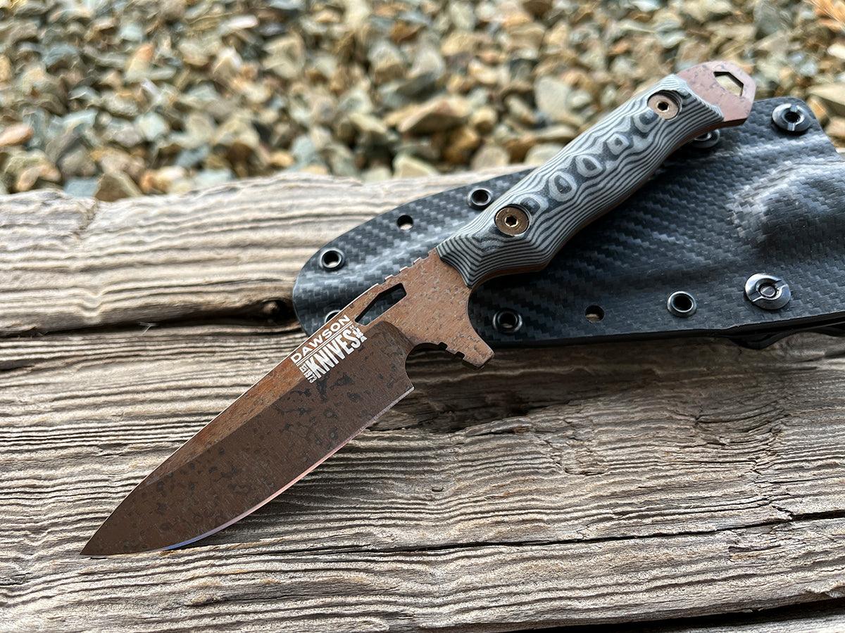 Outcast | Personal Carry, General Purpose Knife | LIMITED RELEASE Arizona Copper Finish