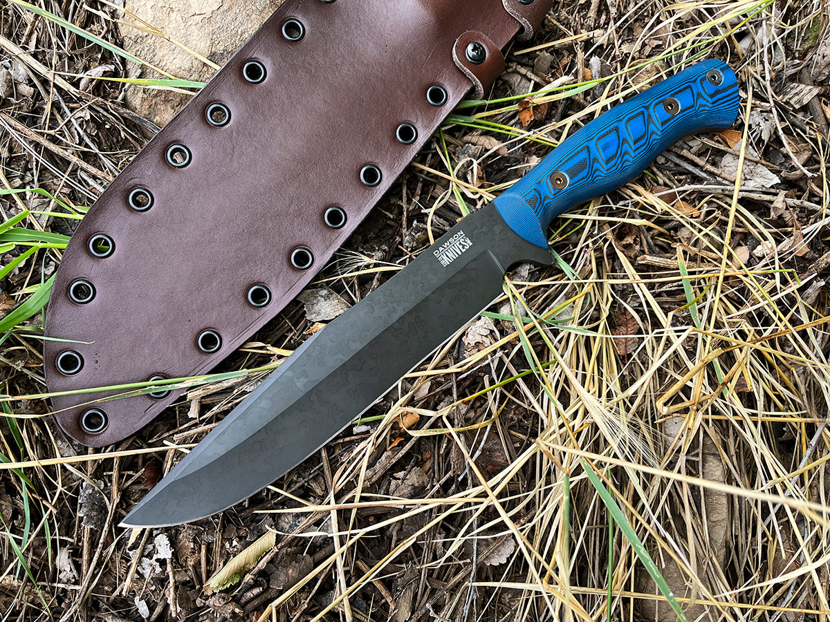 Pecos Bowie | CPM MagnaCut Stainless Steel | NEW Apocalypse Black Finish