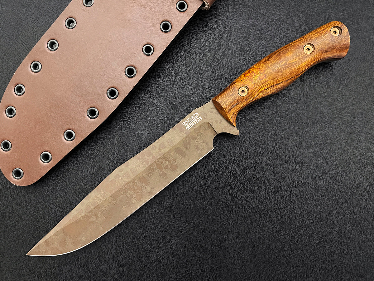 Pecos Bowie | CPM MagnaCut Stainless Steel | NEW Scorched Earth Finish