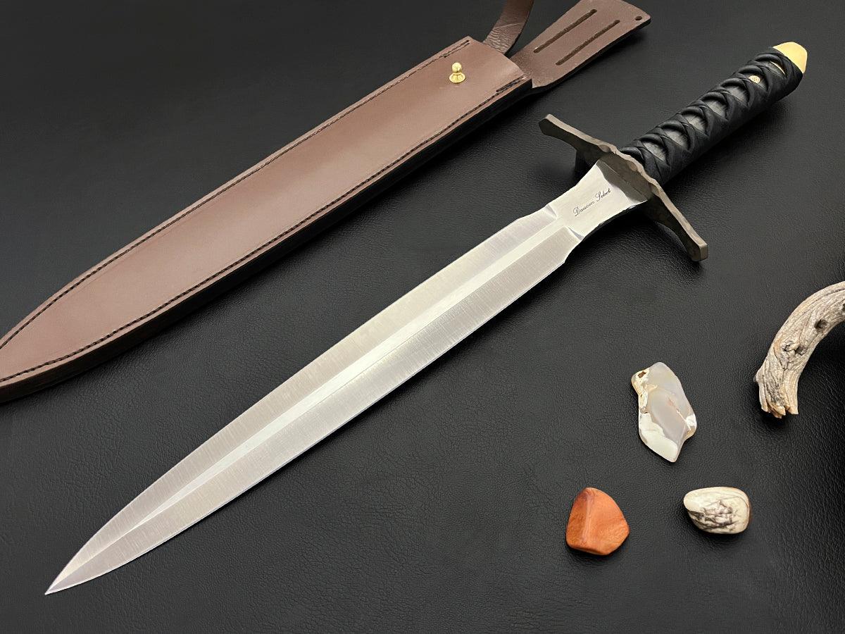 Pendragon | Dawson Select 15" Short Sword | CPM-MagnaCut Steel | LIMITED RELEASE Satin Finish | Carbon Fiber