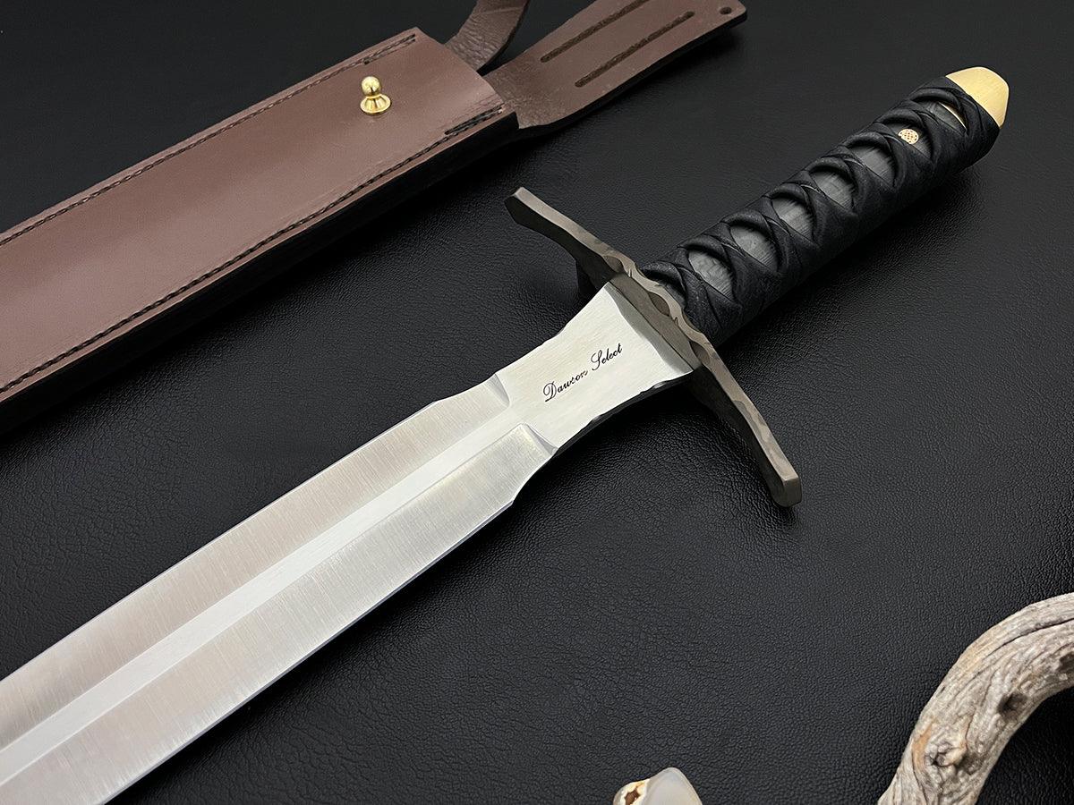 Pendragon | Dawson Select 15" Short Sword | CPM-MagnaCut Steel | LIMITED RELEASE Satin Finish | Carbon Fiber