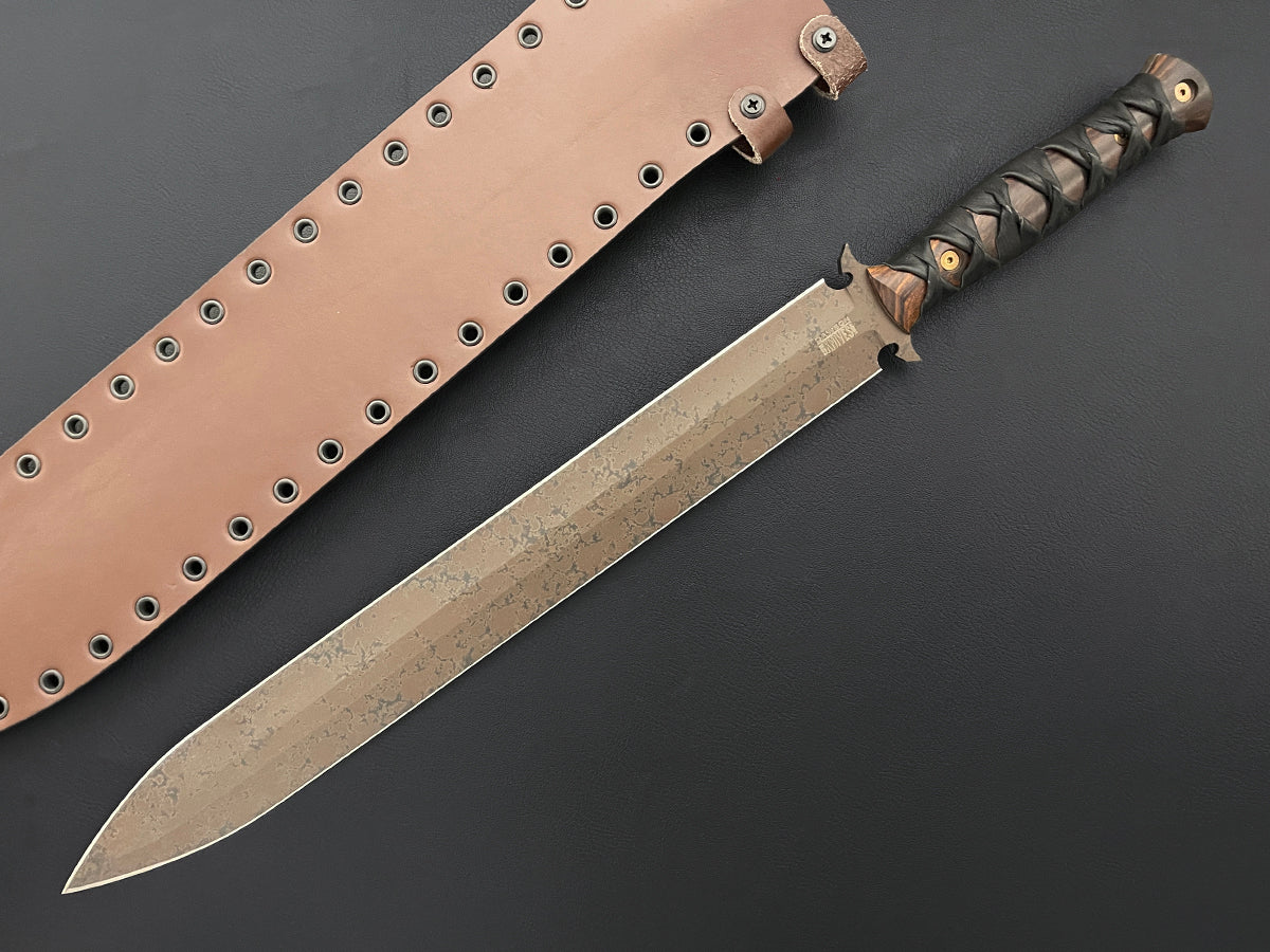 Praetorian Sword 19" | CPM MagnaCut Steel | NEW Scorched Earth Finish