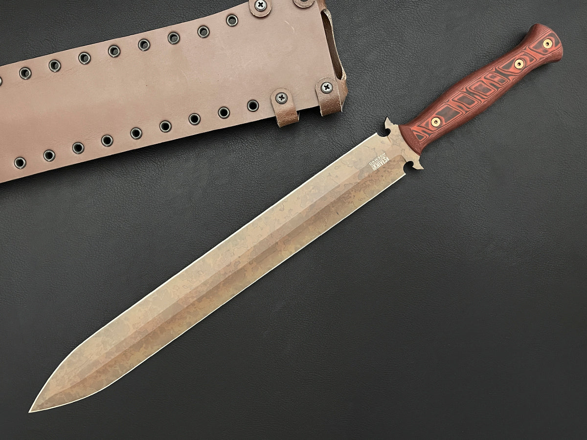 Praetorian Sword 16" | NEW Scorched Earth Finish | CPM MagnaCut Steel