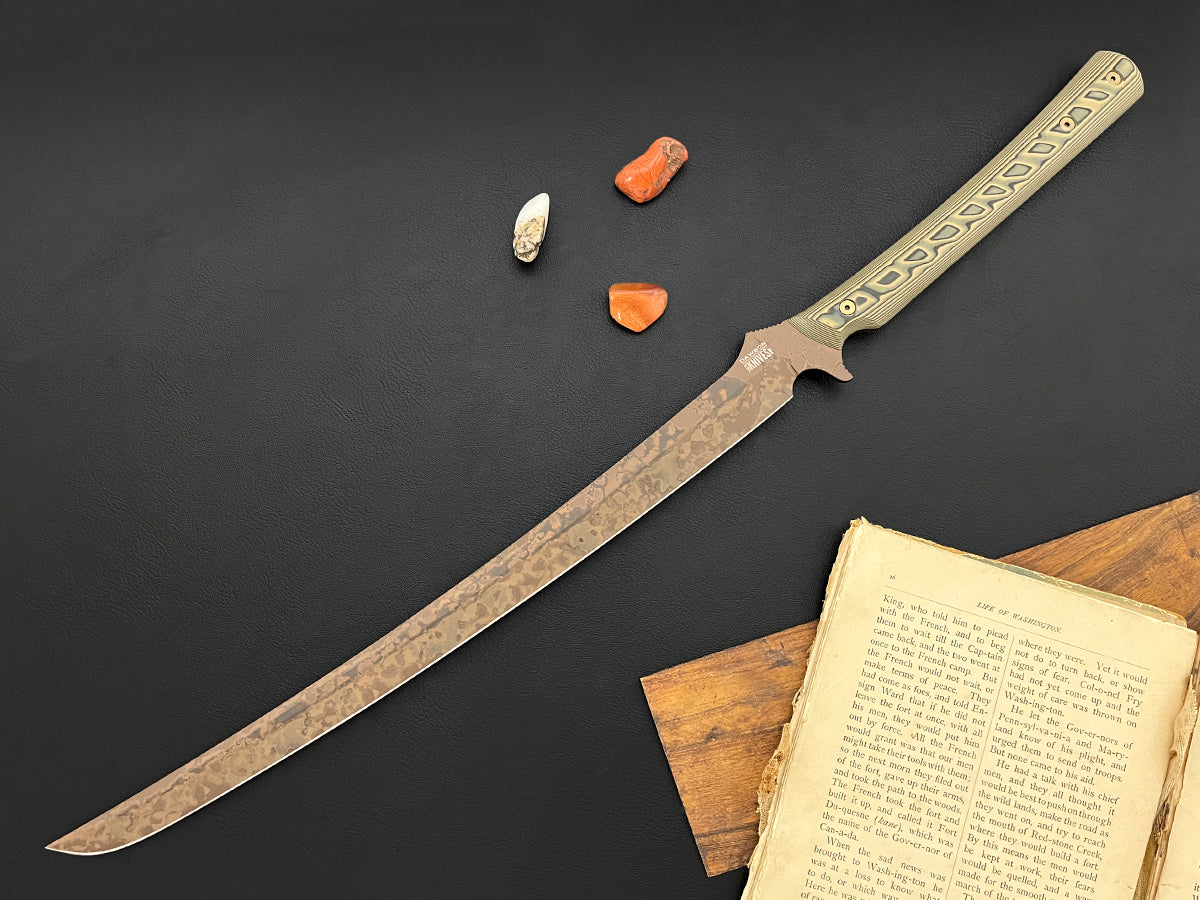Relentless Sword 17" | NEW Scorched Earth Finish | CPM MagnaCut Steel