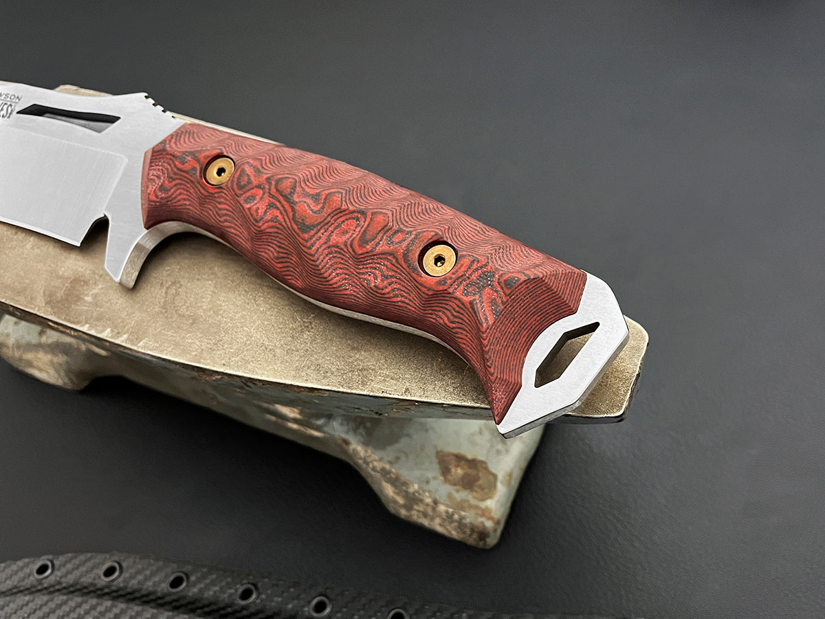 Seraphim CP | Crusher Pommel | NEW RELEASE | CPM MagnaCut Stainless Steel Bowie | Satin Finish