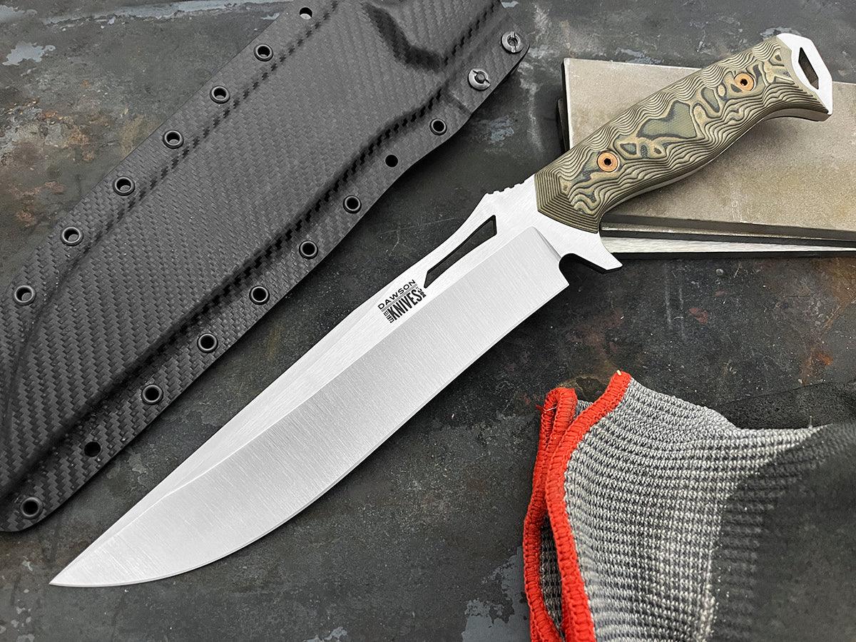 Seraphim CP | Crusher Pommel | NEW RELEASE | CPM MagnaCut Stainless Steel Bowie | Satin Finish