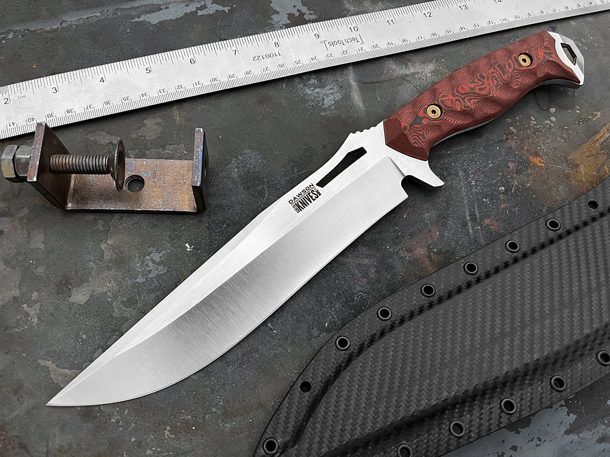Seraphim SP | Striker Pommel | NEW RELEASE | CPM MagnaCut Stainless Steel Bowie | Satin Finish